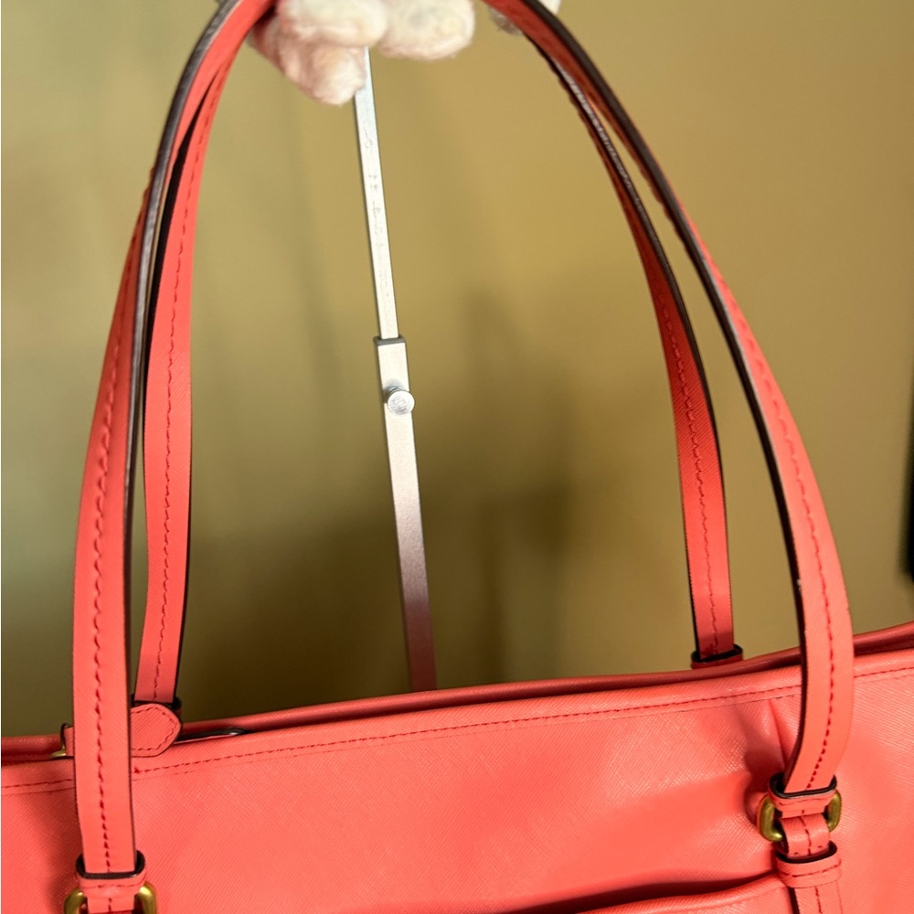Coach Peyton Leather Jordan Double Zip Carryall tote/crossbody - Picture 6 of 16